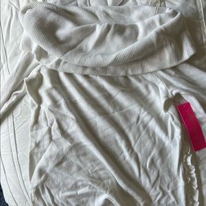 NWT Lily Pulitzer fold over sweater